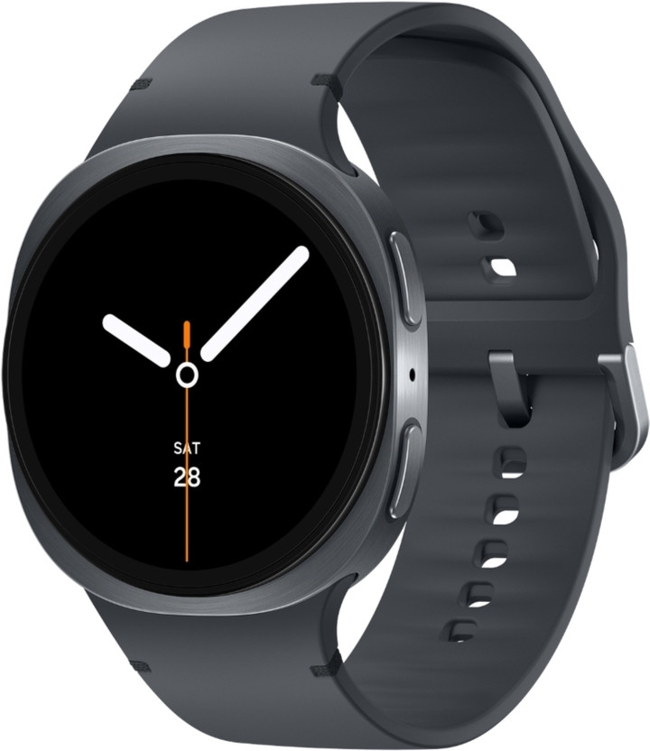 Samsung Galaxy Watch8 (44mm, LTE)(Dark Gray Strap, Large)