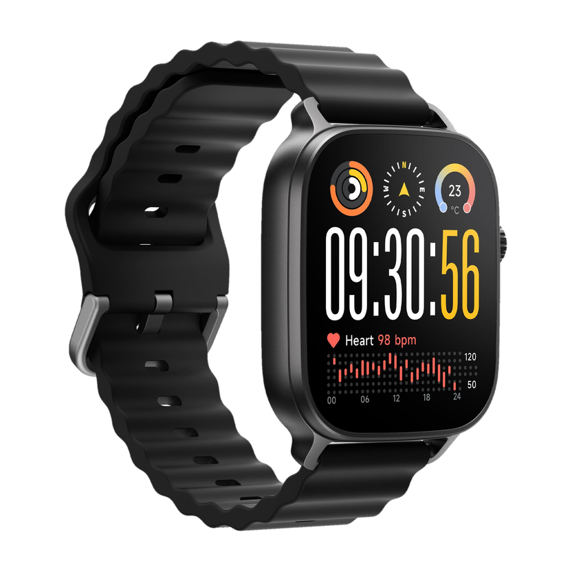 Realme realme Watch 5,1.97" AMOLED,upto 20 Days Battery,BT Calling,GPS,Compass,IP68 Smartwatch(Titanium Black Strap, One Size) - Flipkart Deal