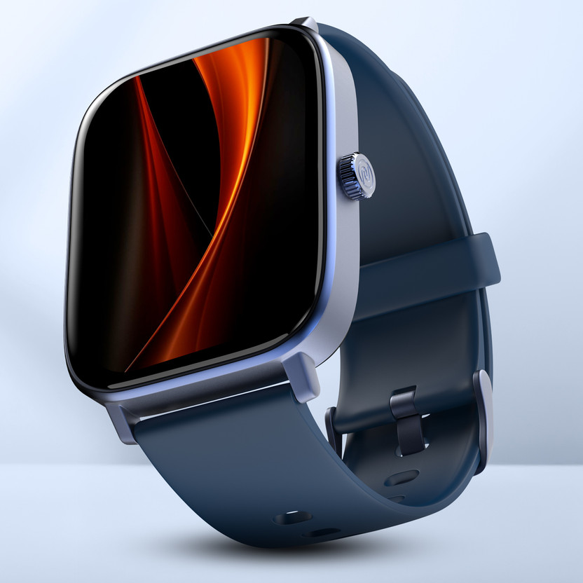 Noise Colorfit Icon 2 1.8'' Display with Bluetooth Calling, AI Voice Assistant Smartwatch(Midnight Blue Strap, Regular)