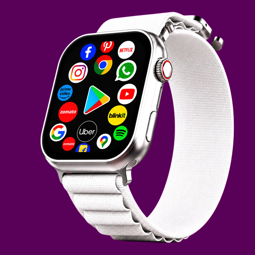 MEEVEEL MEEVEEL COMPUTERS Premium Smart Watch with Smooth Performance, Fast Processor & Travel Ready Smartwatch(Snow White Strap, Free Size) - Flipkart Deal