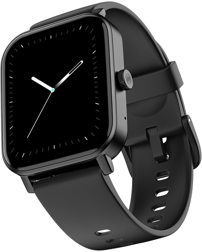 Noise Icon 2 2025 - 1.81" Display, 500 NITS BrightnessBT Calling Smartwatch(Jet Black Strap, Regular)