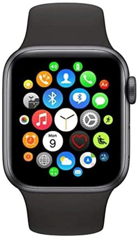 Digniti Smart Watch with Calling Function and BP Monitor Smartwatch Smartwatch(Black Strap, Free Size)
