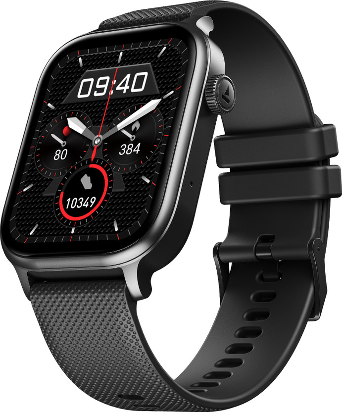 boAt Storm Infinity Plus, 20 Days BIG Battery, ASAP Charge, 1.96"(4.97 cm) HD Display Smartwatch(Active Black Strap, Free Size)