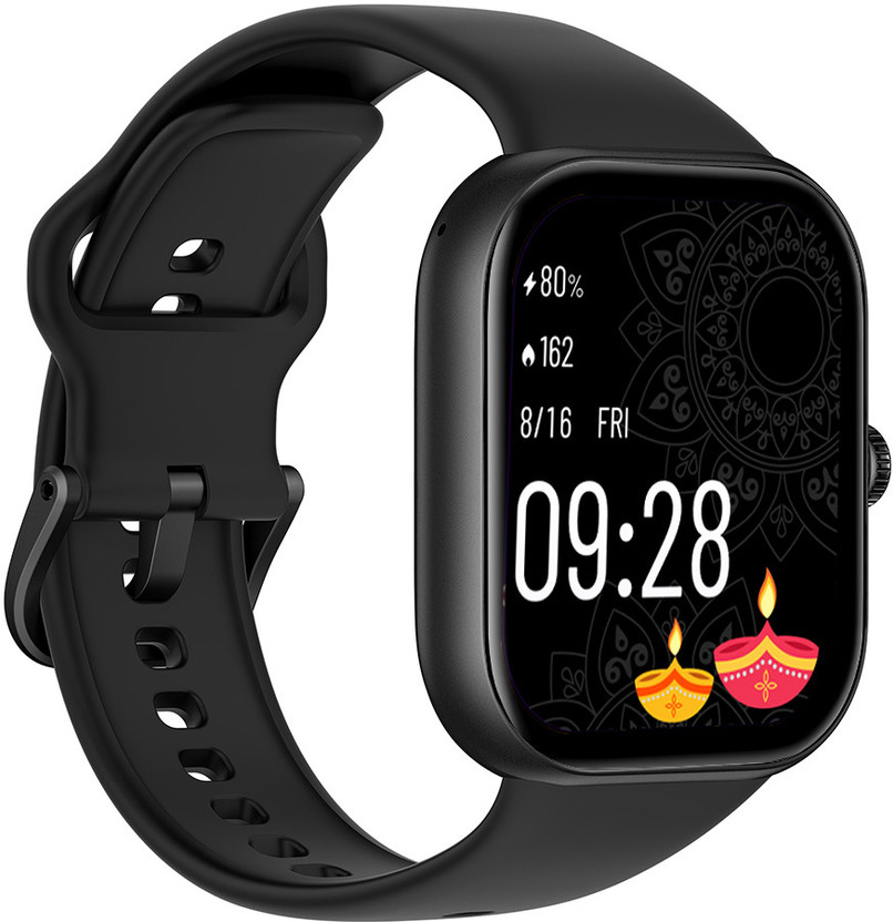 REDMI Watch Move 1.85 Premium AmoLED,14 Day Battery,Best Accuracy,Dual Core Processor Smartwatch(Black Drift Strap, Free Size)