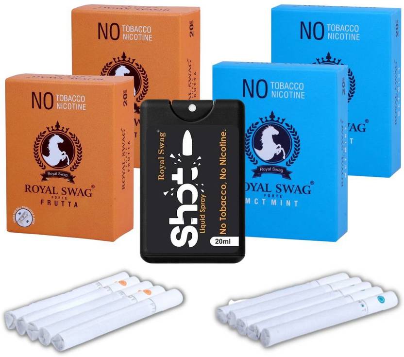 ROYAL SWAG Herbal Cigarette Frutta, Mint Flavoured NO Nicotine NO
