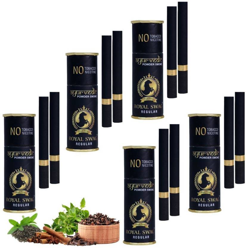 ROYAL SWAG Herbal Cigarettes Smoke Sticks Tobacco/Nicotine Free Regular