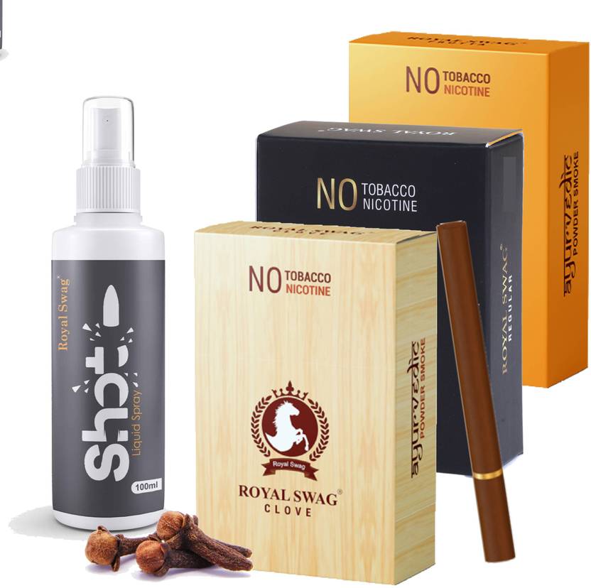 ROYAL SWAG Herbal Cigarette Smoke Sticks Regular, Clove, Frutta