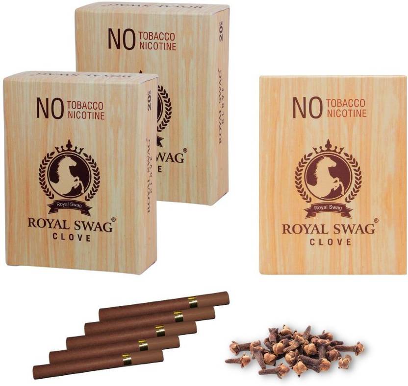 ROYAL SWAG Herbal Cigarette Clove Flavoured NO Nicotine NO Tobacco