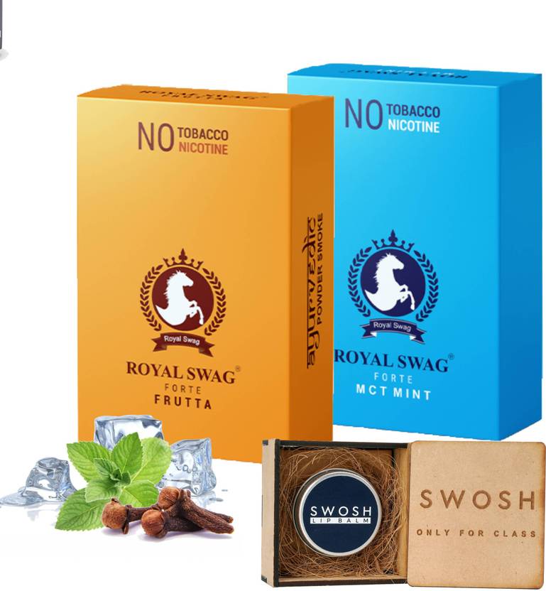 ROYAL SWAG Herbal Cigarette Smoke Stick Frutta Flavoured, Mint