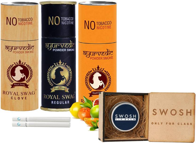 ROYAL SWAG Herbal Cigarette Smoke Sticks Regular, Clove, Frutta
