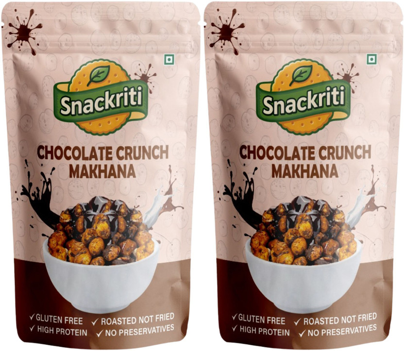 snackriti Chocolate Roasted Makhana(2 x 50 g)