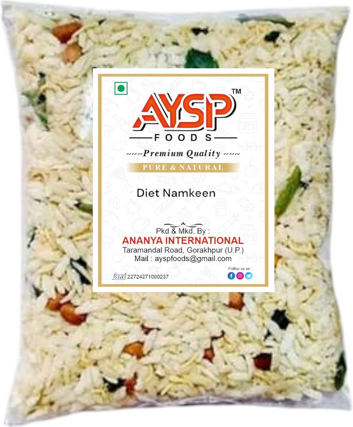 AYSP Lite diet mixture namkeen: healthy tea-time snacks, traditional snack. Mixture(250 g)