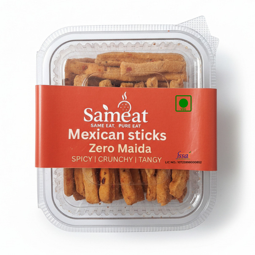 Sameat Mexican Sticks | Zero Maida | Made with Gluten-Free Flour(200 g)