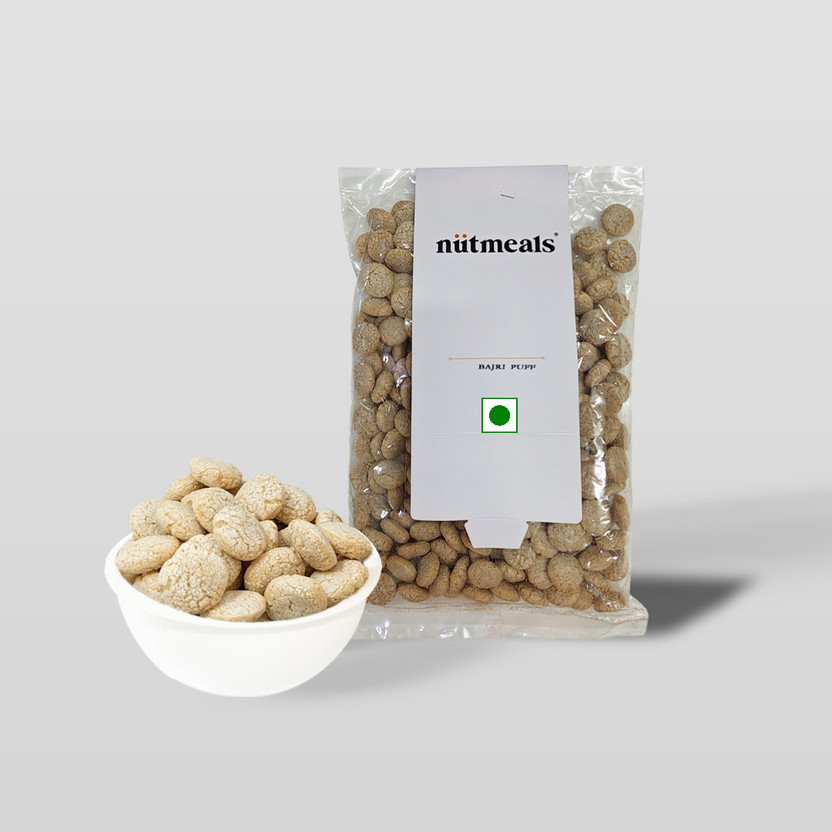 nutmeals Bajri Puff Healthy Pearl Millet Snack Gluten-Free,High-Fiber & Protein Namkeen(100 g)
