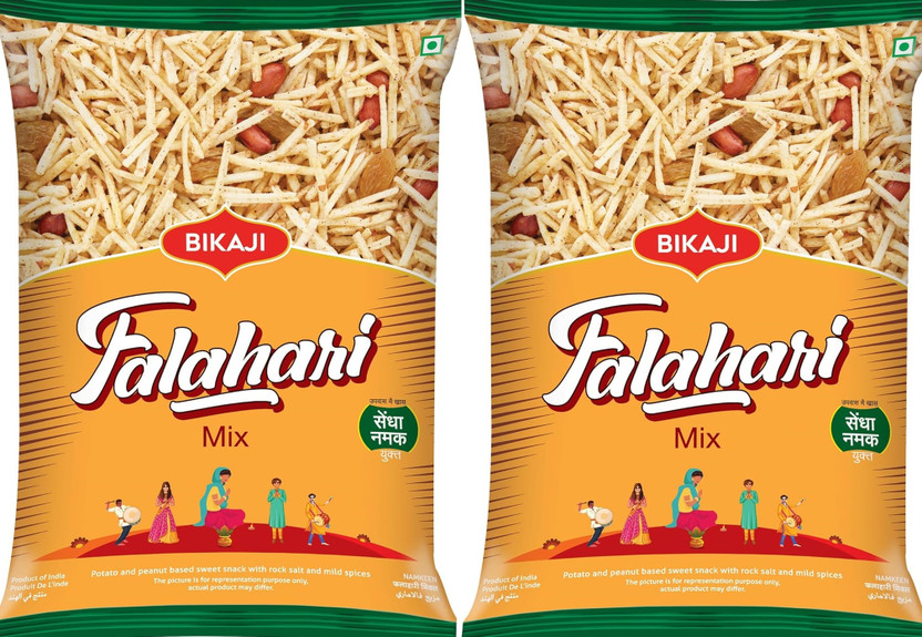 Bikaji Aslee Bikaneri - Falahari Mix - Indian Namkeen(2 x 150 g)