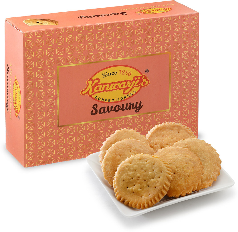 Kanwarji's Confectioners Tea Time snacks Achari Mathi(400 g)
