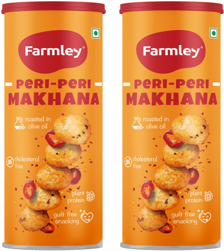 Farmley Peri Peri Makhana Roasted In Olive Oil(2 x 77 g)