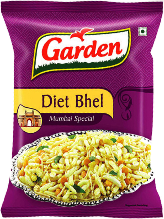 Garden Diet Bhel – Light, Guilt-Free Mumbai Snack with Puffed Rice Mix | Bhel(150 g)