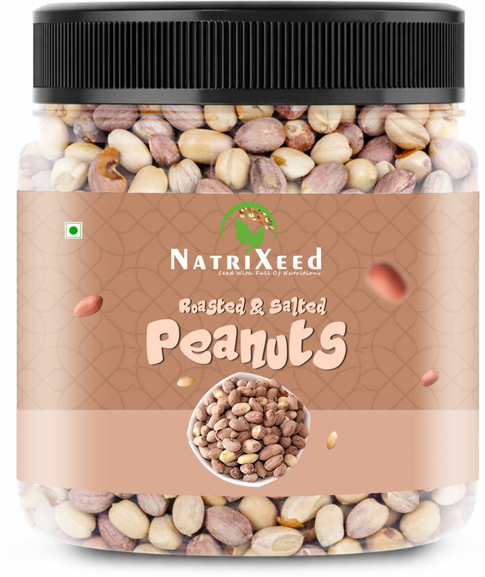 Natrixeed Roasted Salted Peanuts \ Moongfali (1kg) | Rich Healthy | Crunchy Tea Time Snack(1000 g)