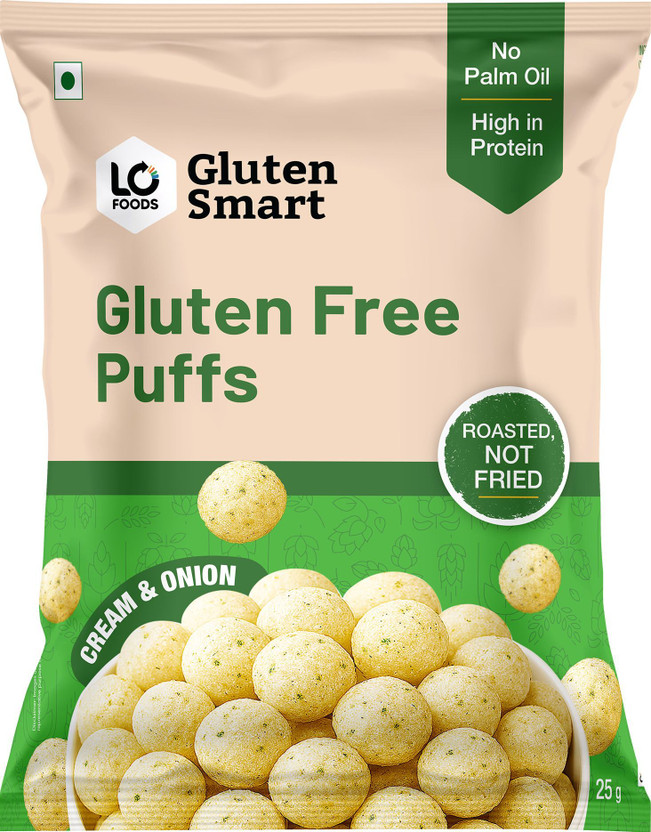 Lo! Gluten Free Puffs | Millet Snacks Roasted Not Fried | High Protein Snack(25 g)