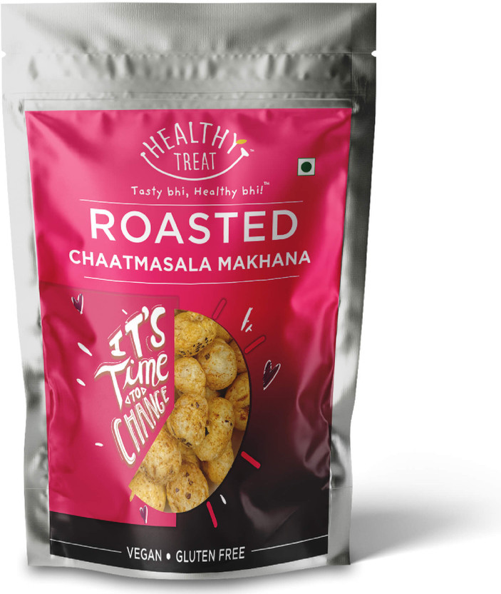 Healthy Treat Roasted Chat Masala Makhana | Flavoured Healthy Makhana Snacks | Foxnuts(60 g)