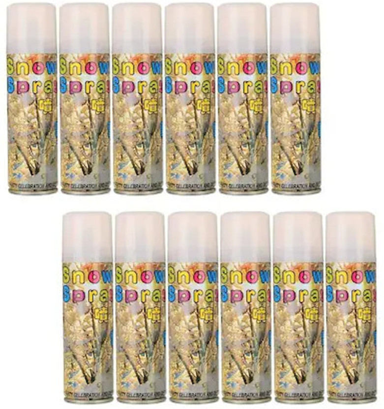 Snowvy Snowvy Elevate the elegance of your space with this refined and graceful snow spray Snow Spray(200 ml, Pack of 12) - Flipkart Deal