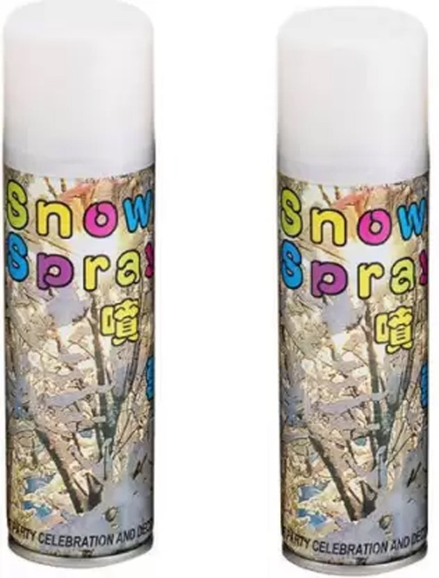 Bodytech Special occasion White Snow Spray Birthday Party Wedding's Snow Spray(100 ml, Pack of 2)