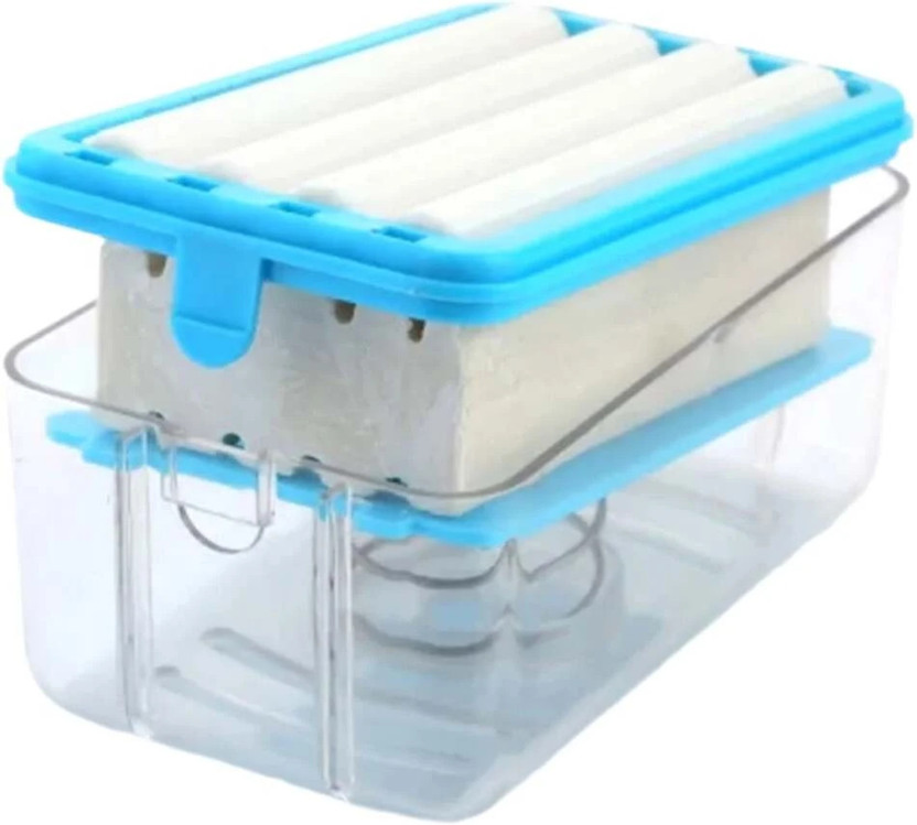 Sarvagnaa enterprise 2-in-1 Bar Soap Roller Dispenser for Home, Kitchen, Bathroom(Blue)