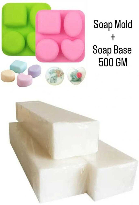 Olpava Got Milk Soap Base with Silicone Soap Mold Soap Making Kit 004(500 g)