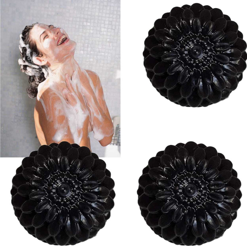 Green Aroma Charcoal Detox Soap for Face & Body Clear, Exfoliating, Deep Cleansing Oily skin(3 x 100 g)
