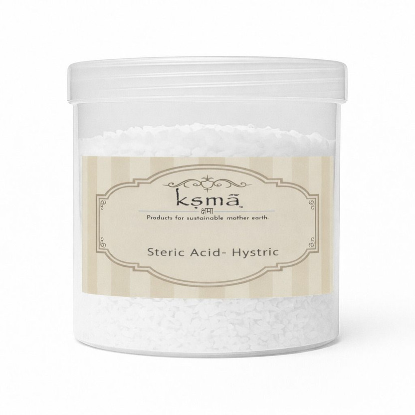KSMA Stearic Acid Flakes 250g Super Thickener Agent For Making Soap(250 g)