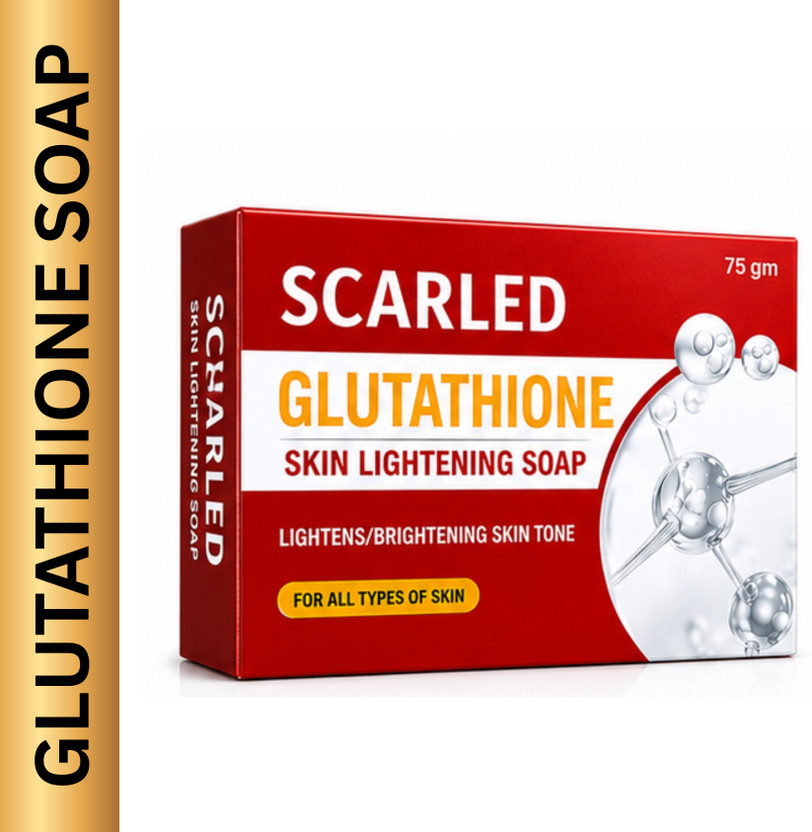 global global care (Pack of 1) Scarled Glutathione Soap 75g for Refreshing Skin Cleansing Routine(75 g) - Flipkart Deal