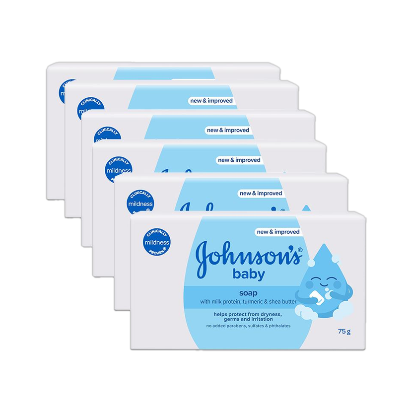 JOHNSON'S Baby soap enriched with vitamin E(6 x 75 g)