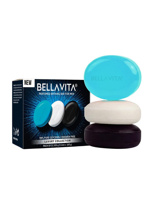 BELLAVITA BELLAVITA Perfumed Bathing Soap Bar For Men|3X100gm|Helps in Relaxing & Cleansing Skin|(3 x 100 g) - Flipkart Deal