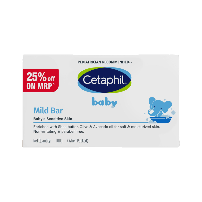 Cetaphil Baby Mild Bar - (100gm)(100 g)