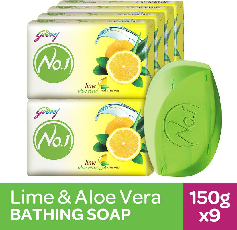 Godrej No.1 Lime & Aloe Vera Bath Soap Price in India, Buy Godrej No