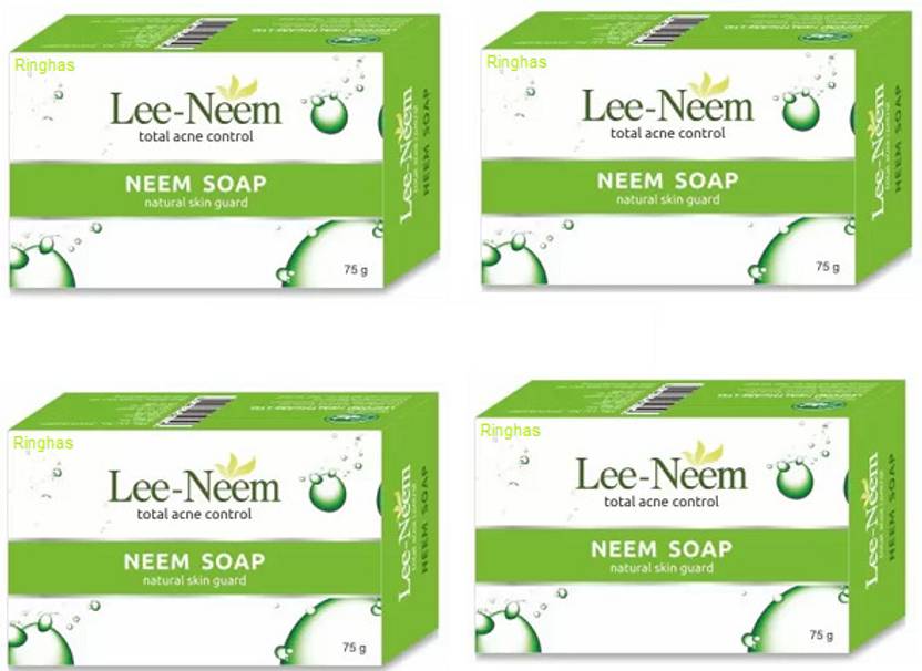 RINGHAS Lee Neem Anti Bacterial Neem Soap (Pack of 4*75g) Price in India, Buy RINGHAS Lee Neem