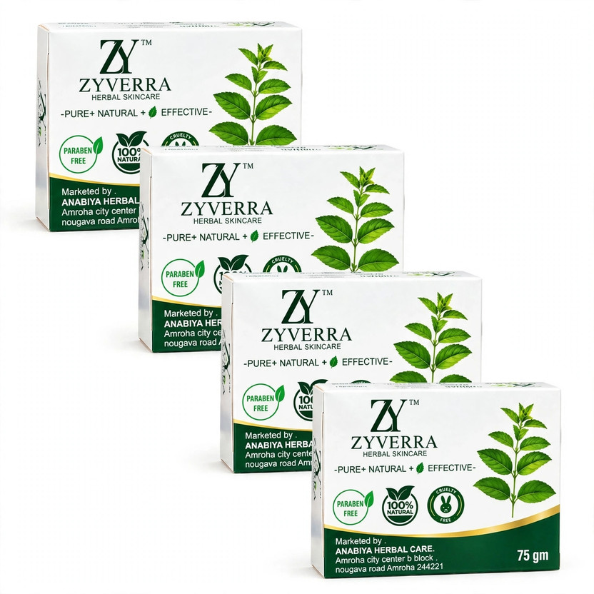 ZYVERRA ZYVERRA HERBAL SKINCARE Pack Of 4 Soap(4 x 75 g) - Flipkart Deal