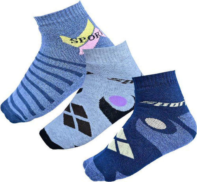 Add Men & Women Solid Ankle Length(Pack of 3)