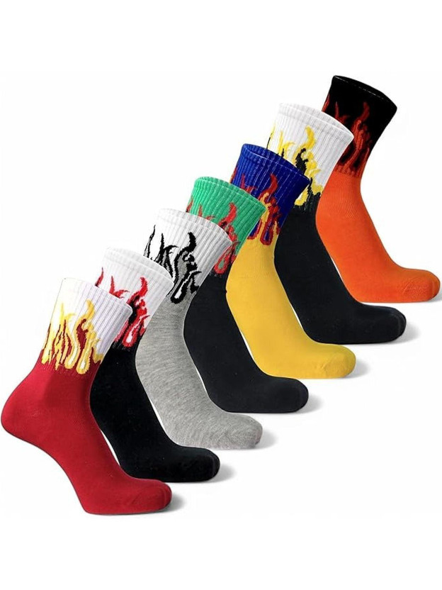 BIG BIG - CONFIDENCE Unisex Printed Calf Length(Pack of 7) - Flipkart Deal
