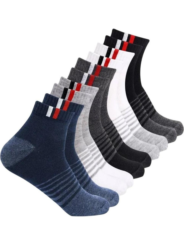 HICODE HICODE Men Striped Ankle Length(Pack of 10) - Flipkart Deal