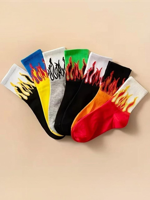 The jem den Men & Women Mid-Calf/Crew(Pack of 7)