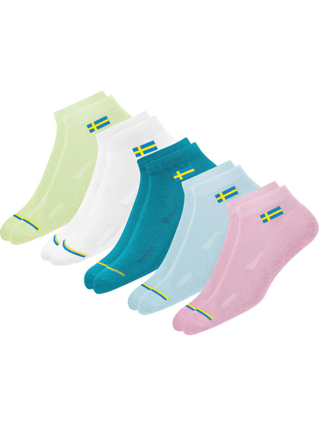 Swagr Men & Women Solid Ankle Length(Pack of 5)