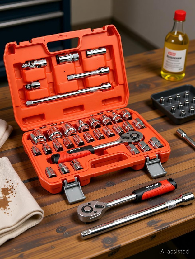 Spartan Spartan 1/2" 32 in 1 Heavy Duty Chrome Vanadium Combinational Ratchet Auto Repair & DIY Socket Set(Pack of 1) - Flipkart Deal