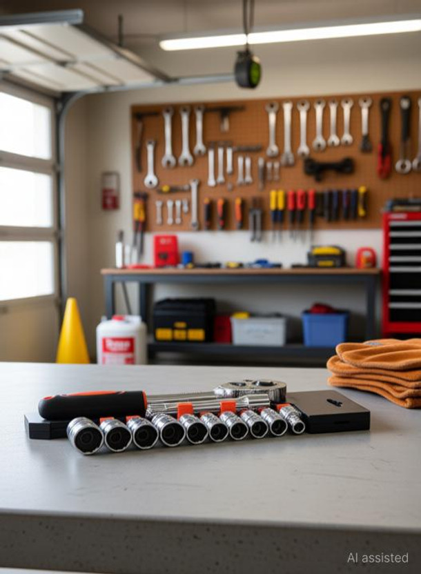 TAT Rachet socket Set 12pcs 1/2" Quick Release Reversible Socket Set Socket Set(Pack of 1)