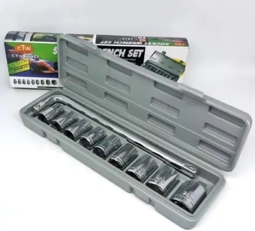 Dazzel Flex 10 PCS SOCKET WRENCH SET @ THE ONLINE STORE Socket Set(Pack of 10)