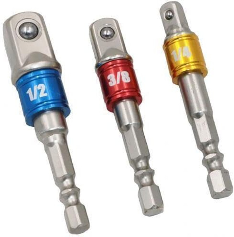 DYTOOLS Manufacturing & Metalworking | Woodworking | Drill Bits Socket Set(Pack of 3)