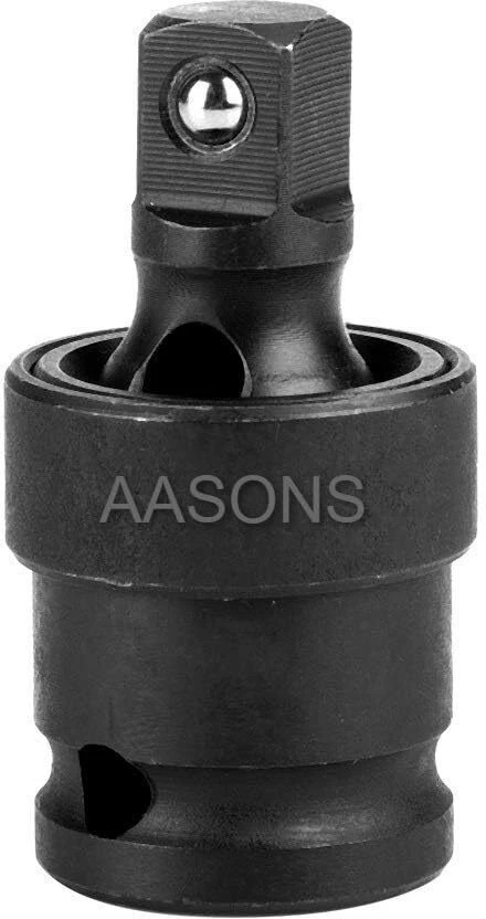AASONS AASONS 1/2" Inch DR Square Drive Socket Black Universal Joint Wobble Flex U-Joint Socket Set(Pack of 1) - Flipkart Deal