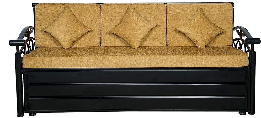 GLOBAL GLOBAL S 1 Seater Double Foam Pull Out Futon(Finish Color - gold Delivery Condition - DIY(Do-It-Yourself)) - Flipkart Deal