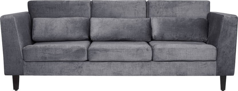 Wakefit SnoozePro Plus Fabric 3 Seater  Sofa(Finish Color - Reflection Charcoal Grey, DIY(Do-It-Yourself))